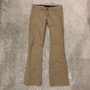 Khaki Bootcut Pants